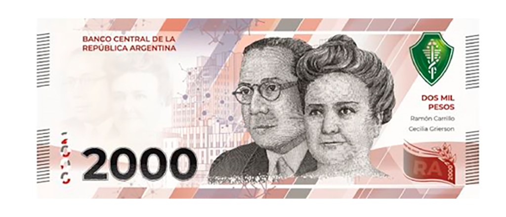Así será el nuevo billete de «$2000 anunciado por el Banco&nbsp;Central