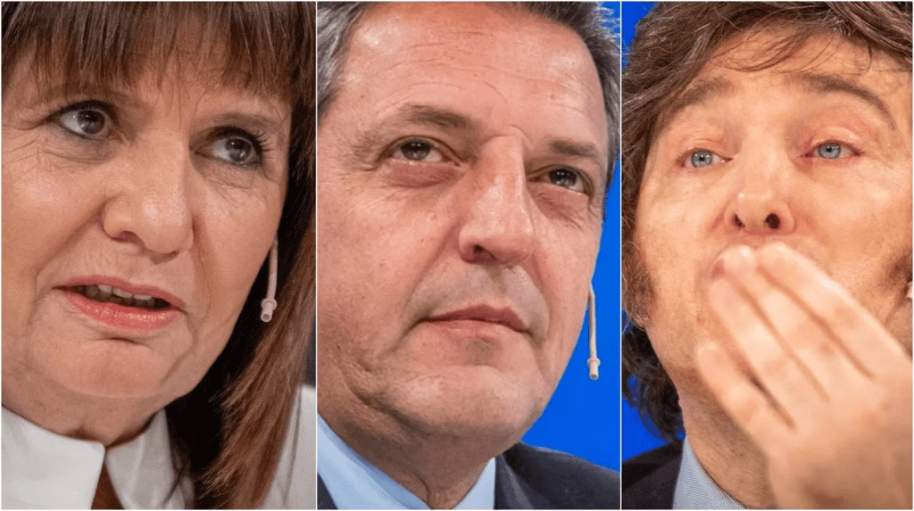La Gran Carrera Presidencial: Estrategias de Milei, Bullrich y Massa punto a&nbsp;punto