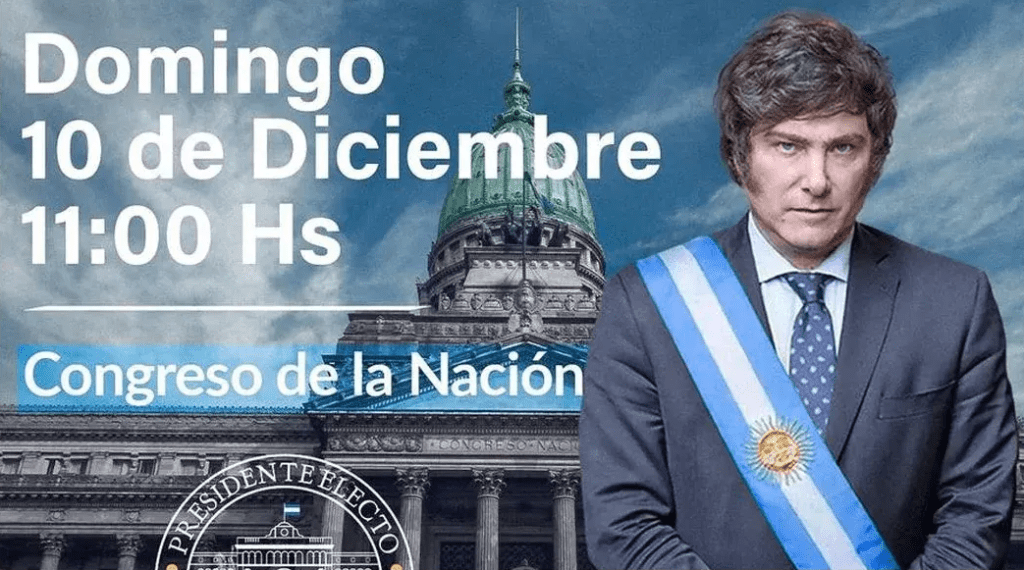 Así Será la Asunción de Javier Milei: Agenda y Detalles&nbsp;Revelados