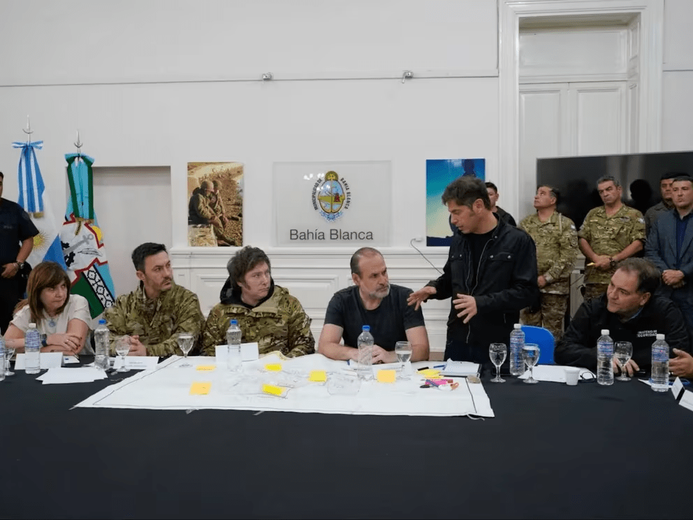 Temporal trágico en Bahía Blanca: Milei y Kicillof unen&nbsp;esfuerzos