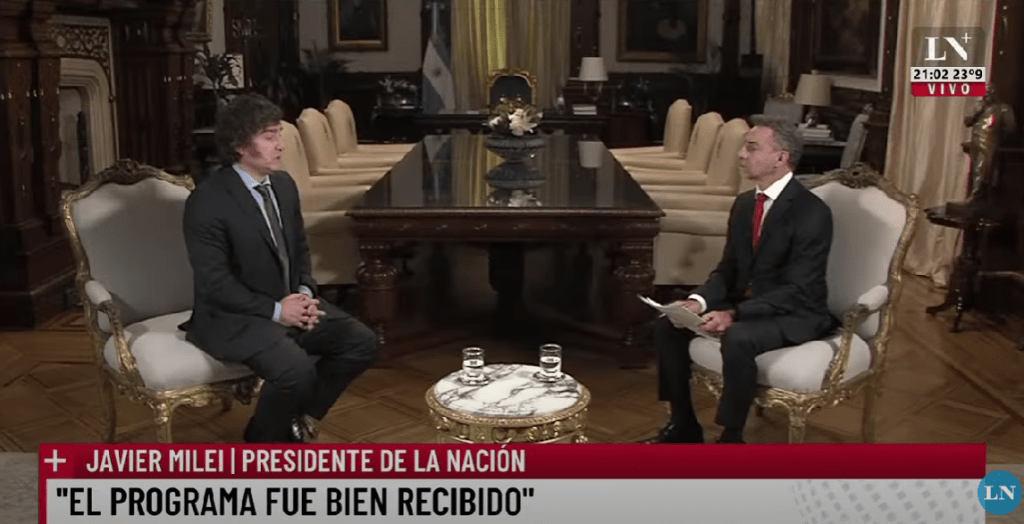 Milei adelantó que si se rechaza el DNU llamará a un plebiscito para que la gente&nbsp;elija