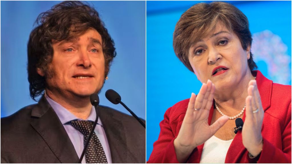 Negociaciones críticas: Milei y Georgieva definen el futuro de la relación con el FMI en&nbsp;Davos
