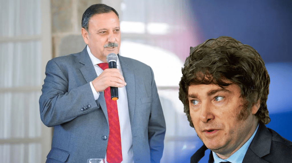 La dura respuesta de  Milei a Ricardo Quintela: “Si gasta plata contratando a Lali Espósito y no le paga a la policía, no es problema&nbsp;nuestro”