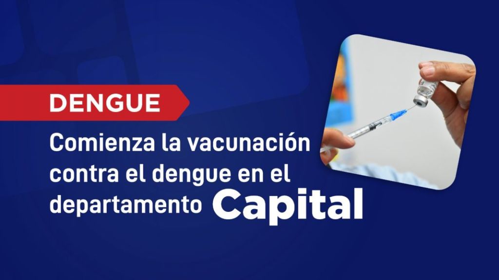 Dengue: inicia hoy la vacunación en Salta&nbsp;Capital