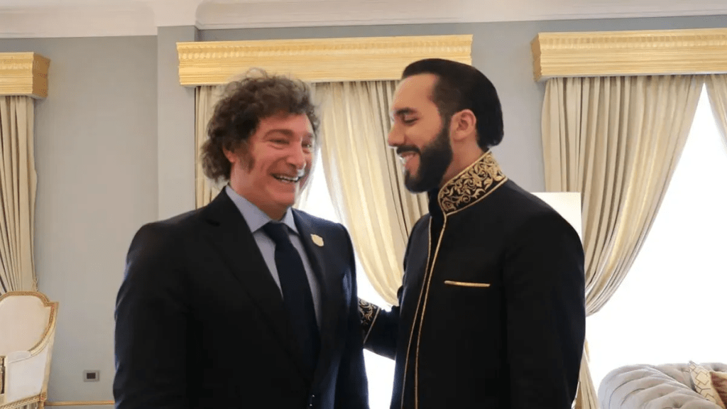 Encuentro presidencial: Nayib Bukele y Javier Milei estrechan lazos en Buenos&nbsp;Aires