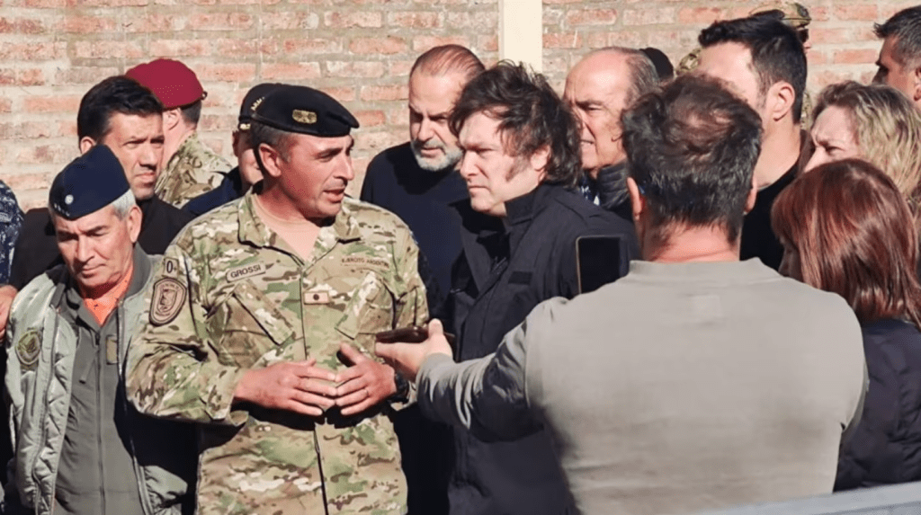 El Presidente Javier Milei Recorrió Bahía Blanca y Supervisó el Operativo de&nbsp;Ayuda