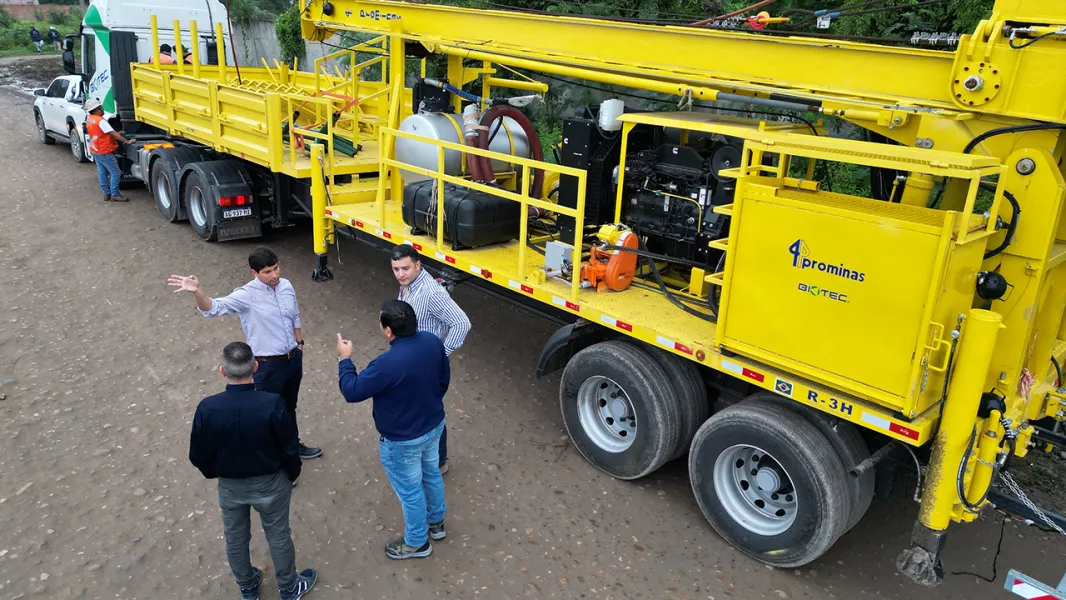El Gobierno provincial inició la construcción de un nuevo pozo de agua en Orán