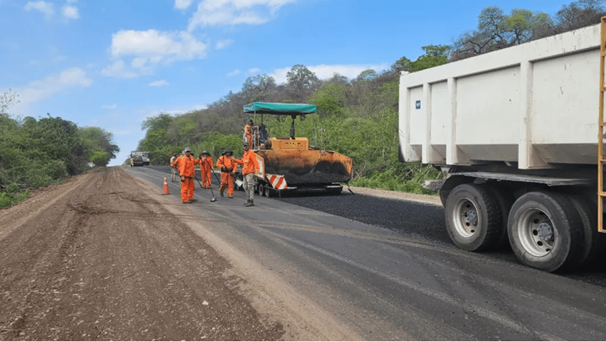 Salta avanza con la repavimentación de la ruta provincial 5 en&nbsp;Anta
