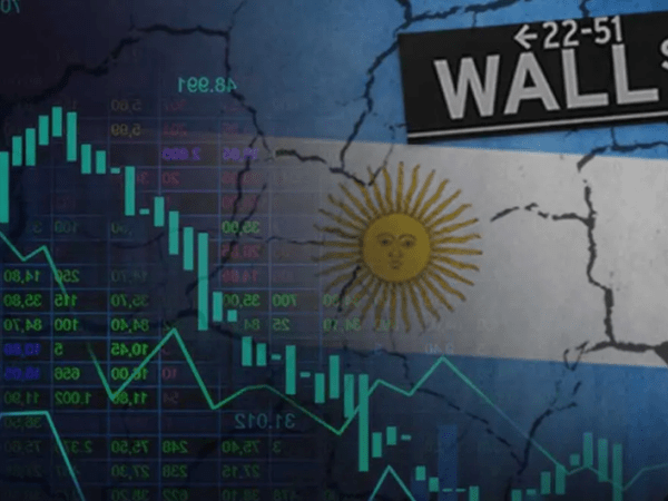 Sube el riesgo país y caen acciones argentinas en Wall Street en plena visita del&nbsp;FMI