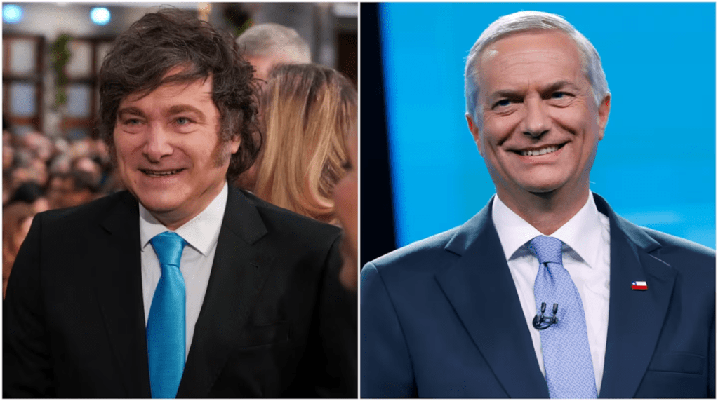 Milei recibe a José Antonio Kast en la Casa Rosada y refuerzan relaciones entre Argentina y&nbsp;Chile