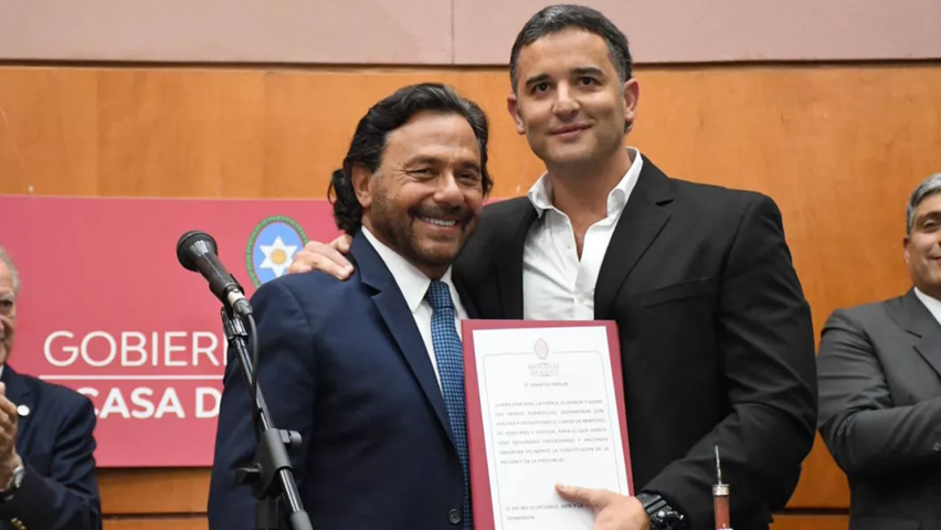 Nacho Jarsún asumió como ministro de Gobierno y Justicia y anunció que ejercerá el cargo ad honorem