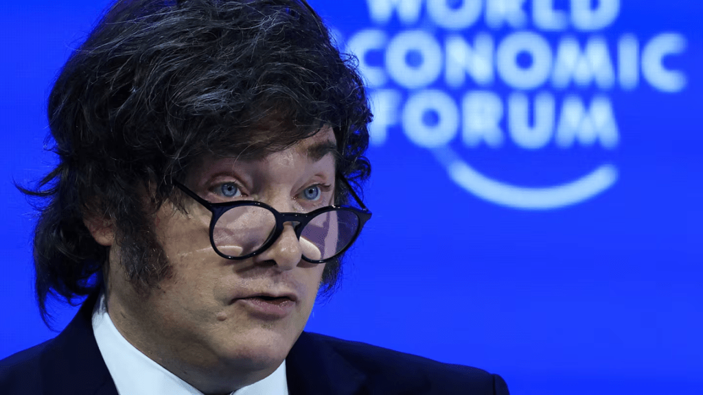 Desde Davos, Milei respaldó la flotación del dólar y descartó una emisión urgente de deuda&nbsp;externa