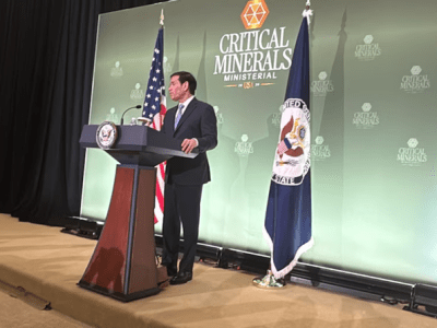 Marco Rubio destacó a la Argentina como socio estratégico en minerales críticos frente al avance de&nbsp;China