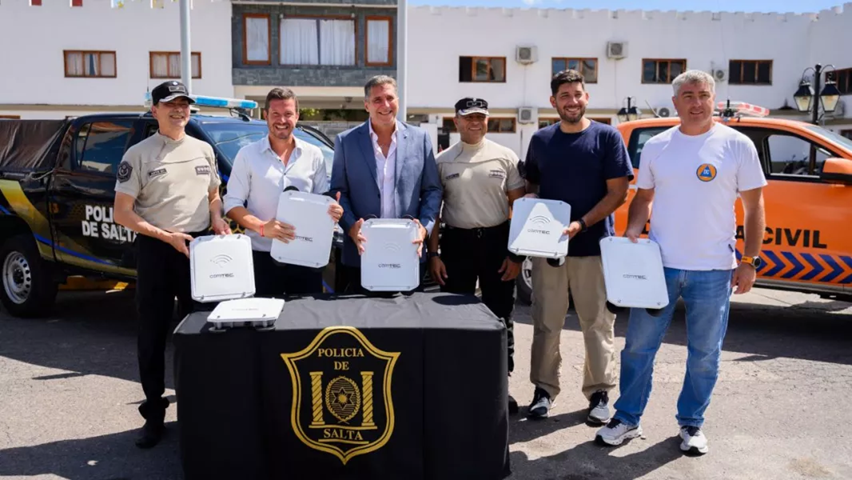 Salta refuerza comunicaciones de emergencia con nuevas antenas satelitales