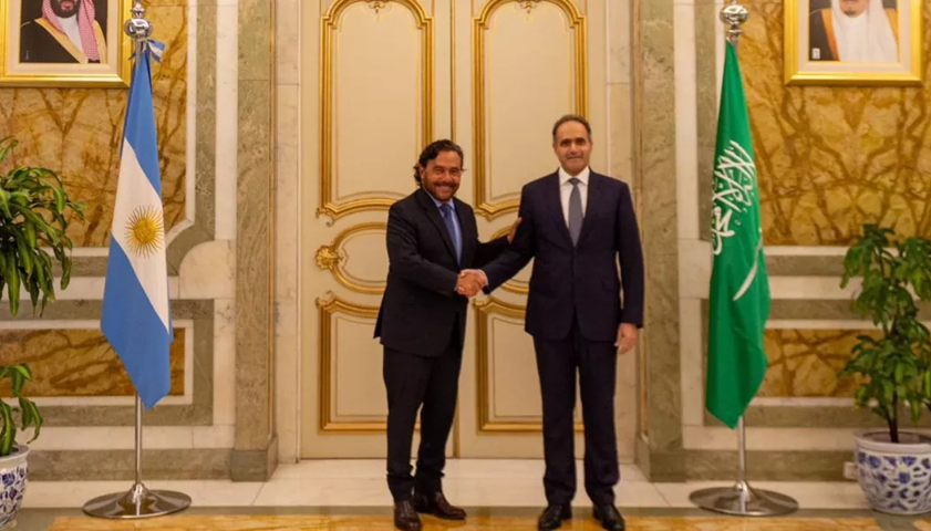 Sáenz y el embajador de Arabia Saudita avanzaron en una agenda de cooperación e inversiones