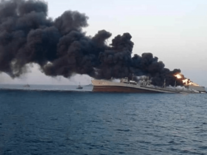 Estados Unidos hunde un buque de guerra iraní frente a Sri Lanka: al menos 87 muertos y 61&nbsp;desaparecidos