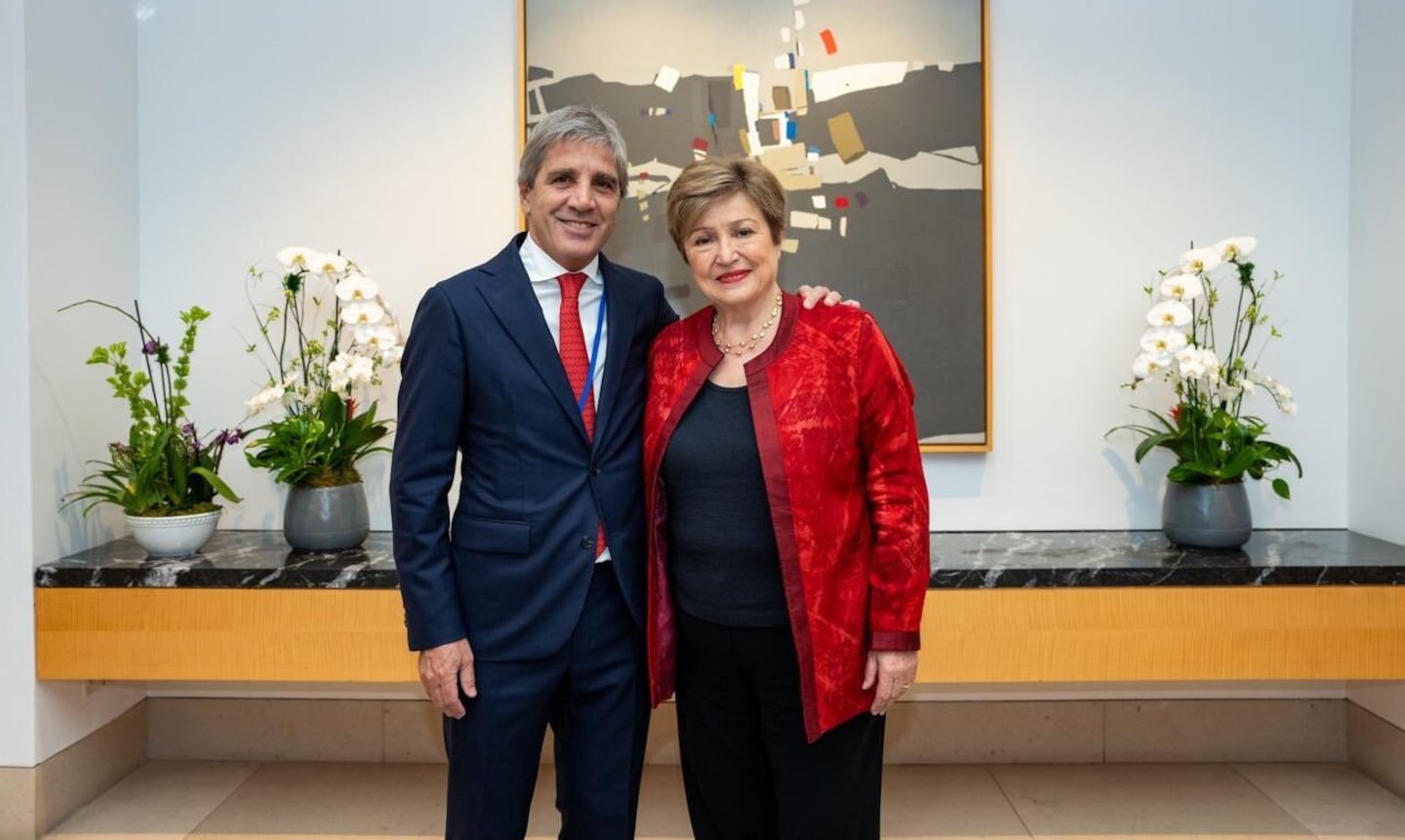 G20: Caputo y Georgieva destacan avances con el FMI y buscan asegurar próximos desembolsos